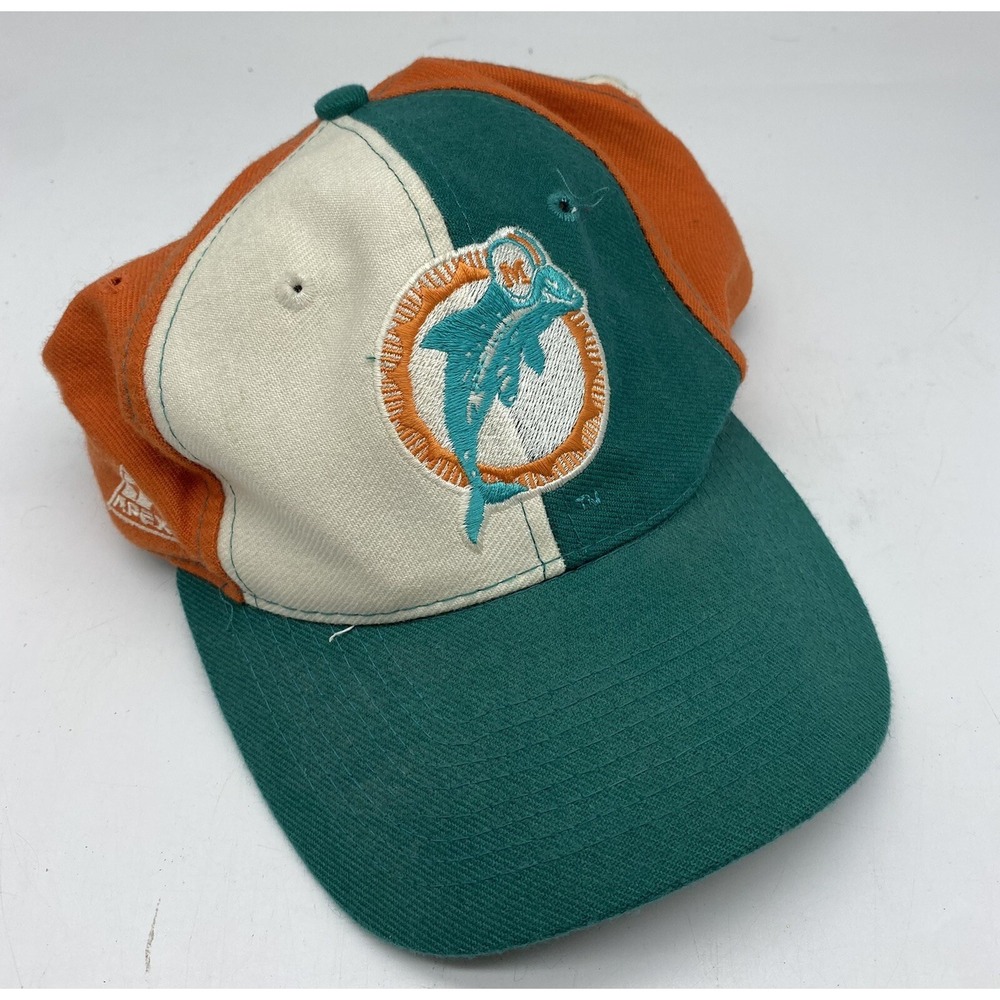 Vintage 90's MIAMI DOLPHINS Apex One SnapBack *TEAM NFL* HAT